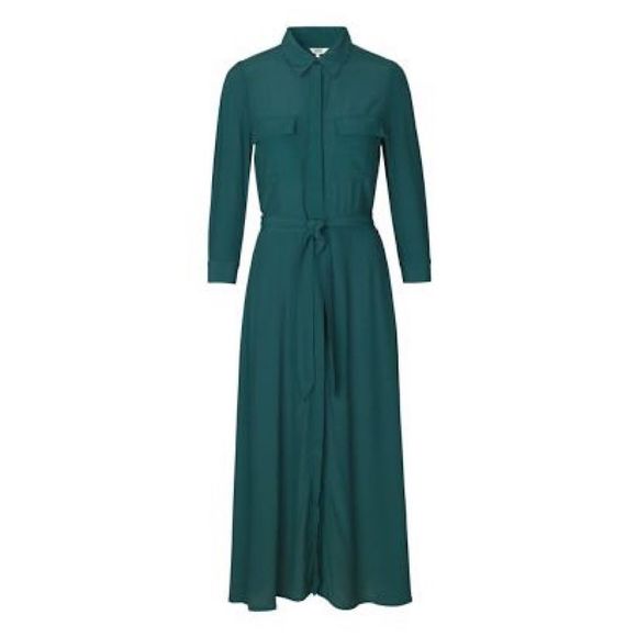 Malinas Kaira Tied Maxi Shirt Dress - Picture 1 of 13